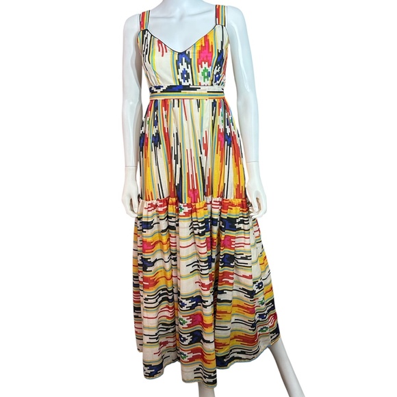 Karavan Designer colorful dress handmade in Greece - size XL - Picture 1 of 4
